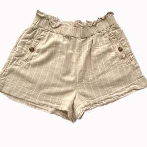 American Eagle Striped Pullon Shorts Sz M